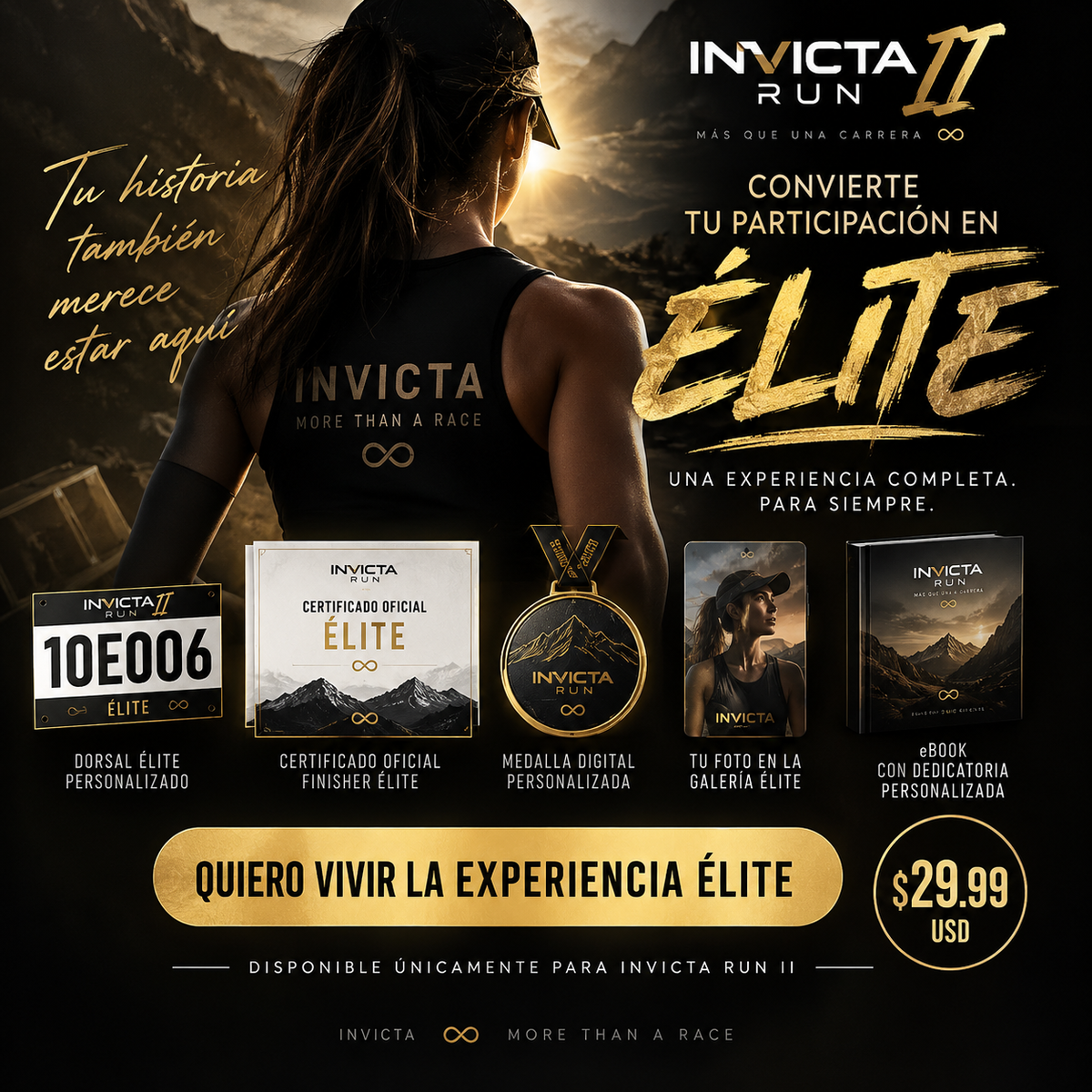EXPERIENCIA ÉLITE · INVICTA RUN 2